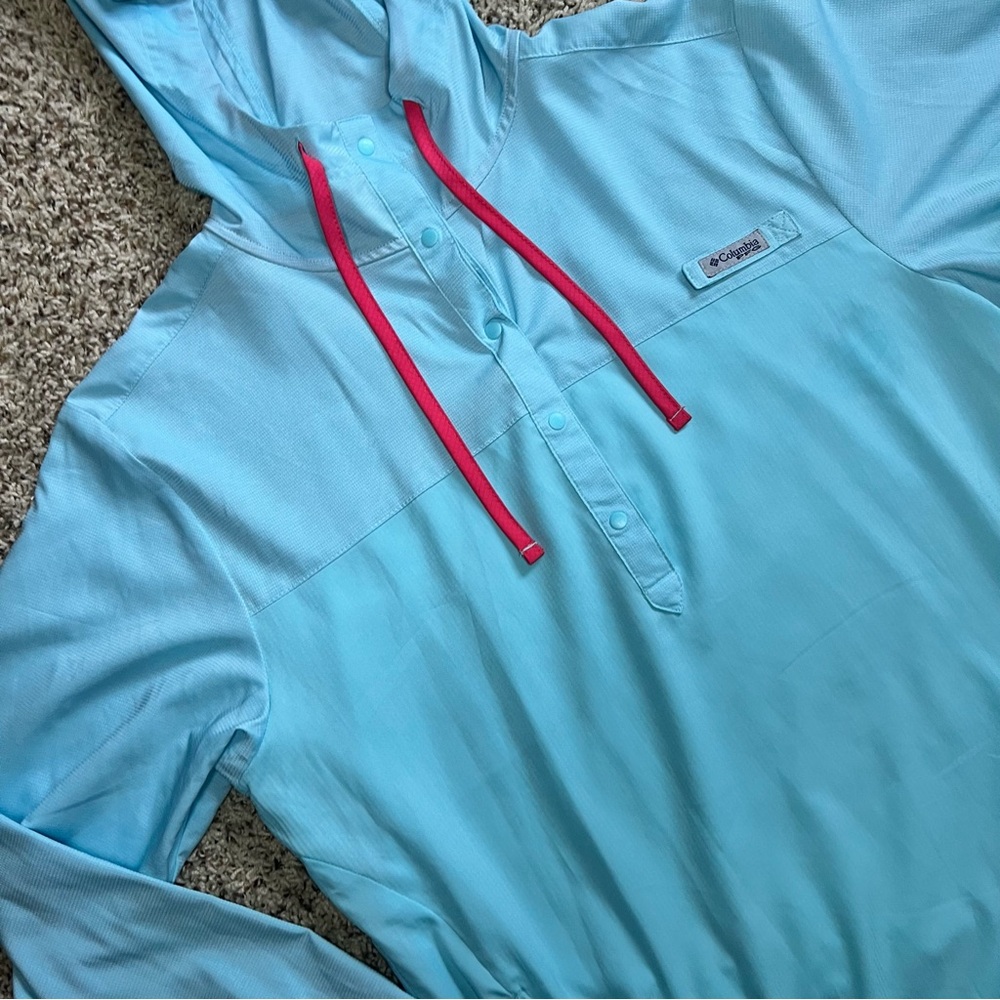 NWOT Columbia Light Weight Wind or Fishing Long Sleeve Pullover Shirt Women’s M - Picture 4 of 7